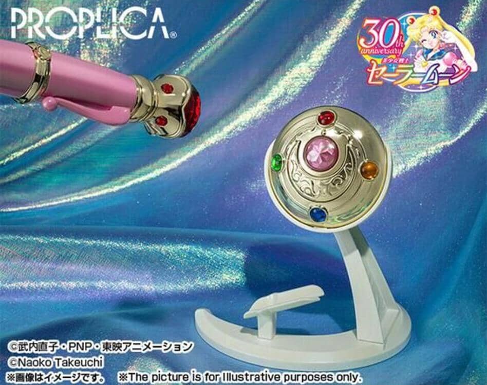 Sailor Moon Proplica Transformation Brooch & Disguise Pen Set (Brilliant Color Edition) - Image 3