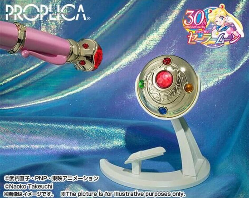 Sailor Moon Proplica Transformation Brooch & Disguise Pen Set (Brilliant Color Edition) - Image 4