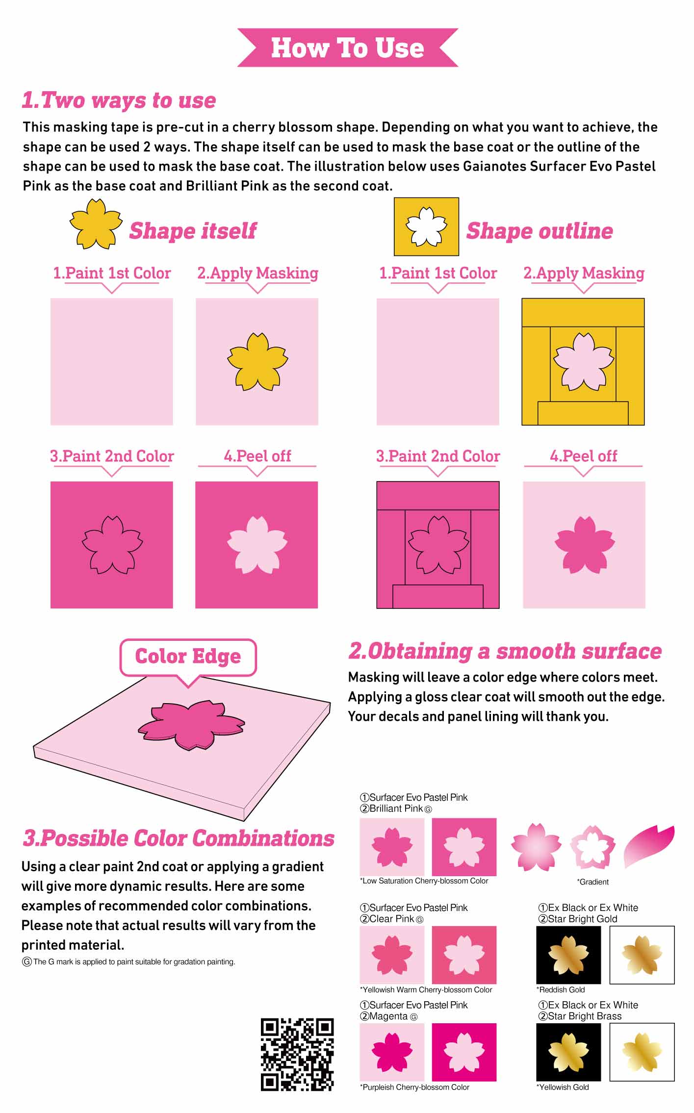 Precut Masking for Sakura Shape Painting(3pcs) - Image 4