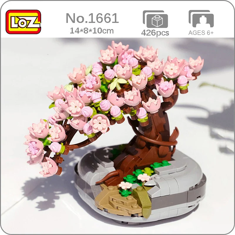 LOZ Eternal Flowers 1661 Sakura Tree - Image 2