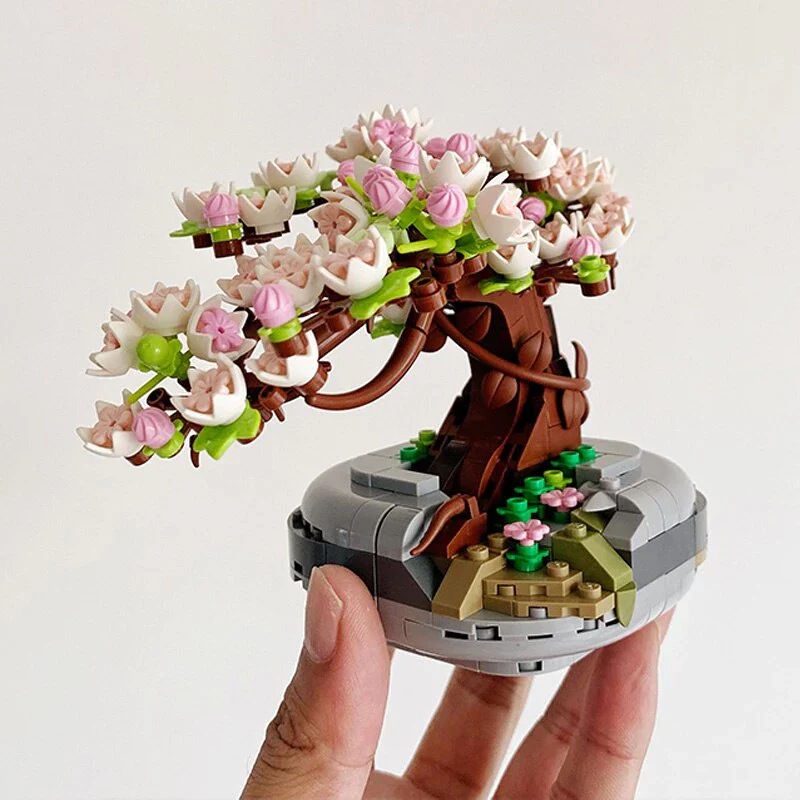 LOZ Eternal Flowers 1661 Sakura Tree - Image 4