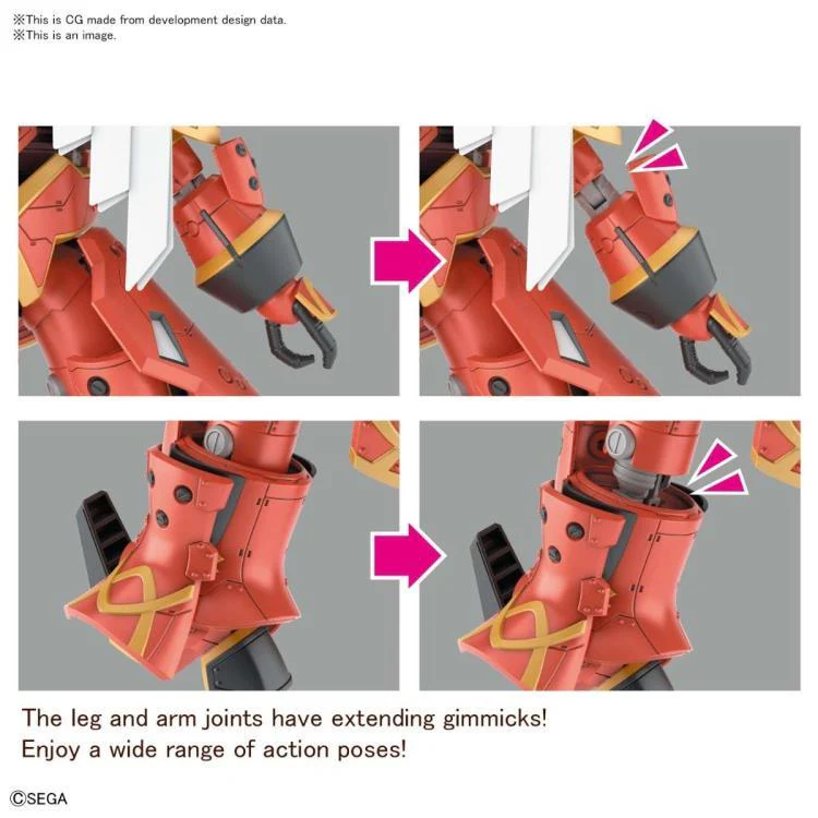 Sakura Wars HG Spiricle Striker Mugen (Hatsuho Shinonome Type) 1/48 Scale Model Kit - Image 5