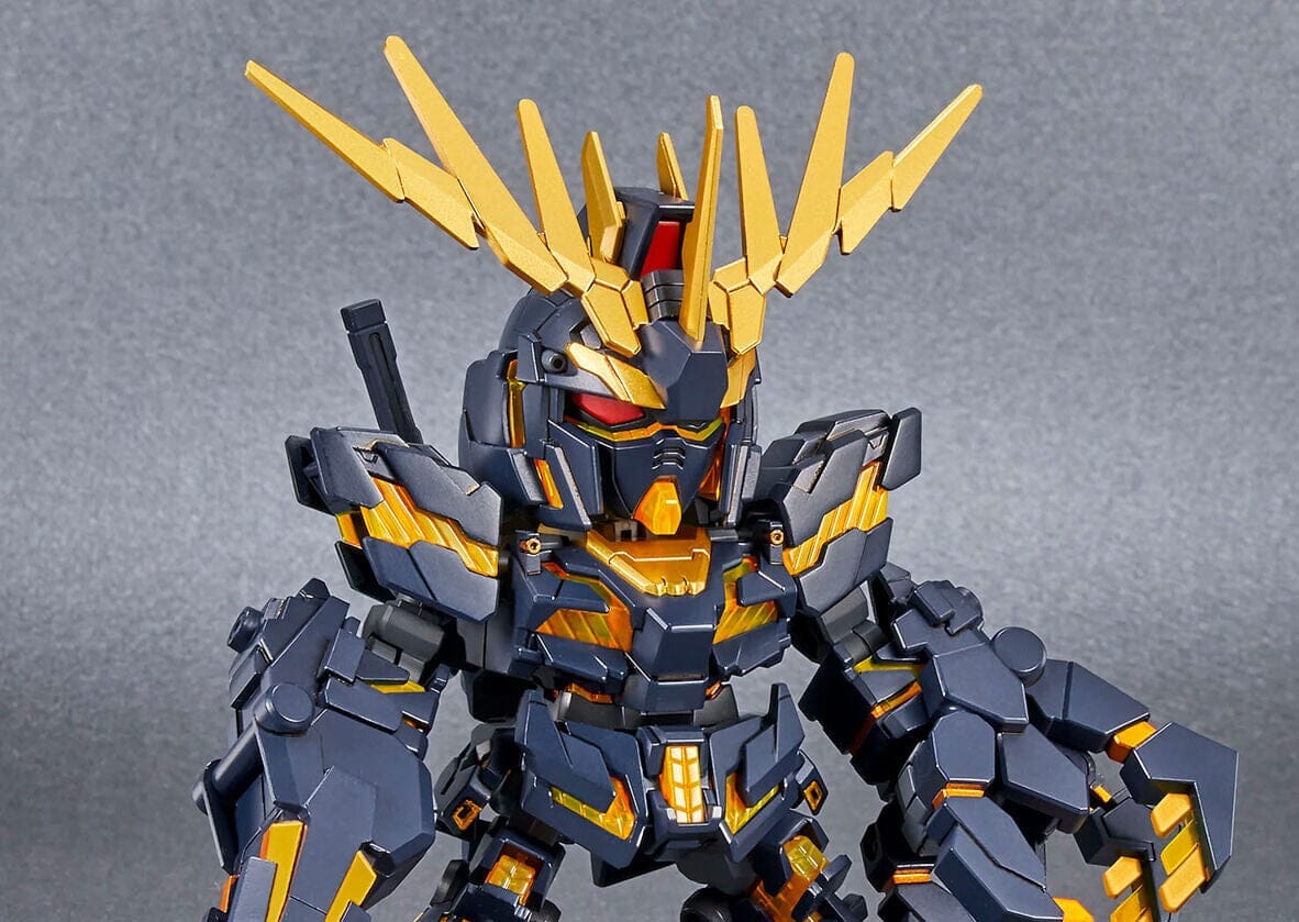 SD Gundam Cross Silhouette (SDCS) #19 Unicorn Gundam 02 Banshee (Destroy Mode) & Banshee Norn Parts Set