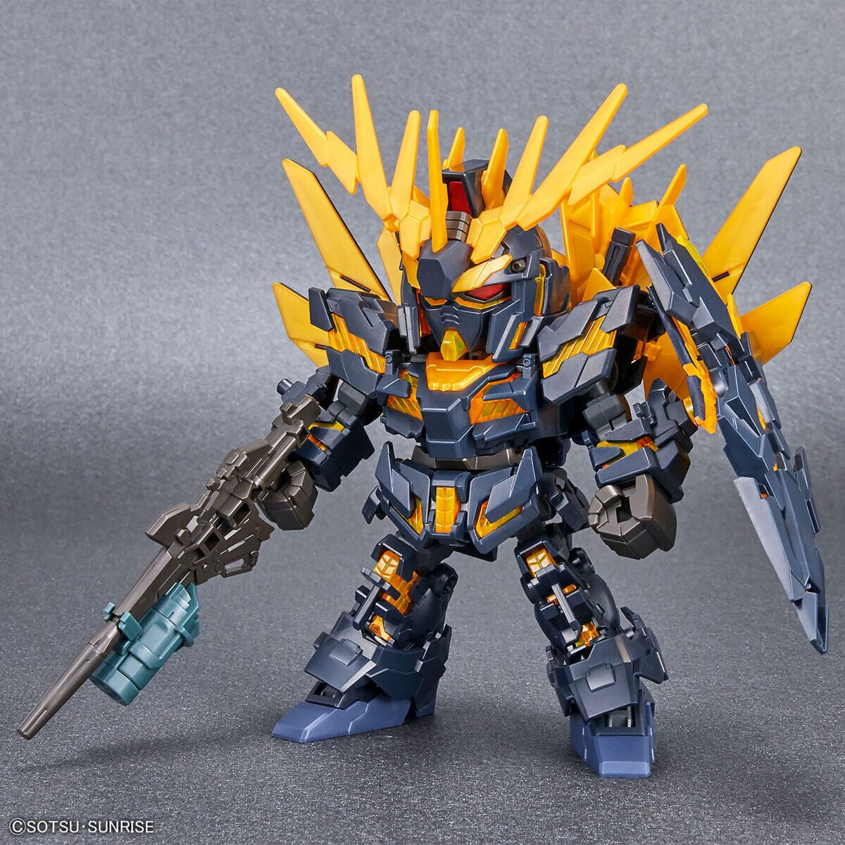 SD Gundam Cross Silhouette (SDCS) #19 Unicorn Gundam 02 Banshee (Destroy Mode) & Banshee Norn Parts Set - Image 14