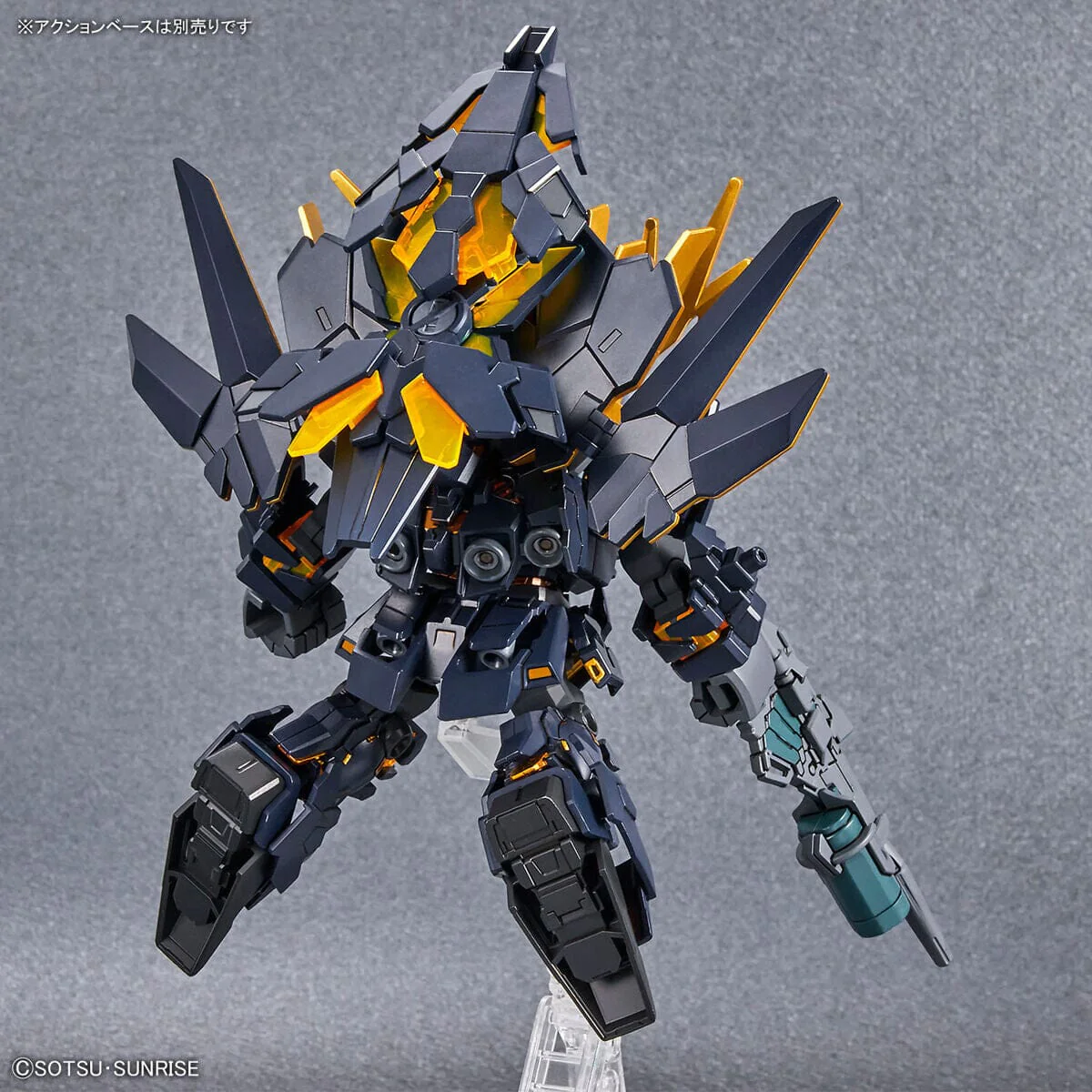 SD Gundam Cross Silhouette (SDCS) #19 Unicorn Gundam 02 Banshee (Destroy Mode) & Banshee Norn Parts Set - Image 9