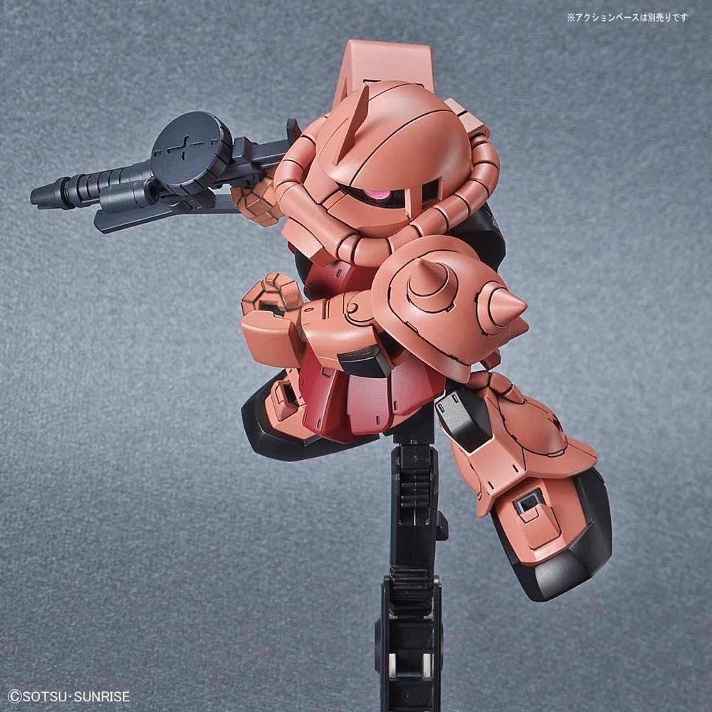 SD GUNDAM CROSS SILHOUETTE ZAKU II CHAR CUSTOM - Image 8