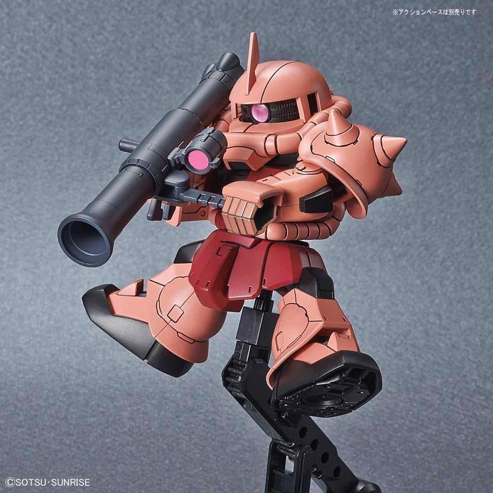 SD GUNDAM CROSS SILHOUETTE ZAKU II CHAR CUSTOM - Image 9