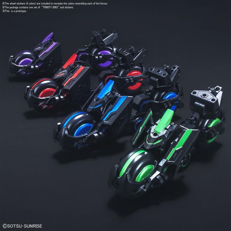 SD Sangoku Soketsuden #12 Trinity Bike Model Kit - Image 3