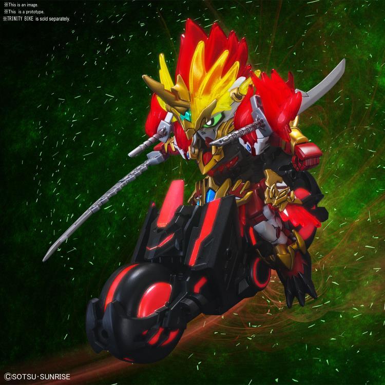 SD Sangoku Soketsuden #12 Trinity Bike Model Kit - Image 5