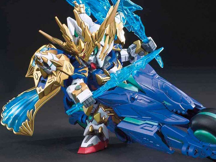 SD Gundam World Sangoku Soketsuden #07 Zhao Yun 00 Gundam & Blue Dragon Drive Model Kit