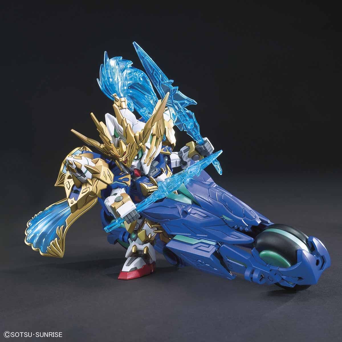 SD Gundam World Sangoku Soketsuden #07 Zhao Yun 00 Gundam & Blue Dragon Drive Model Kit - Image 3