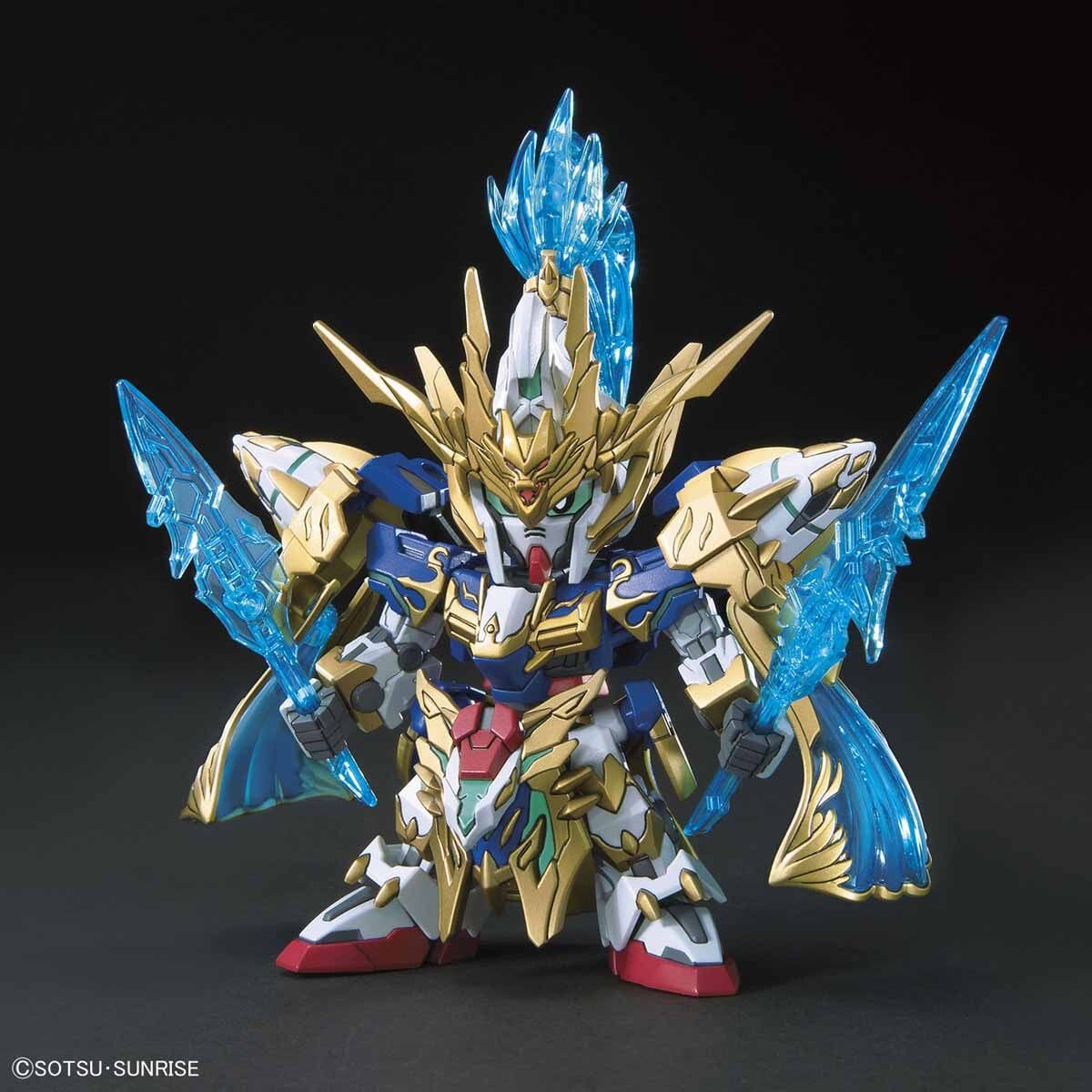 SD Gundam World Sangoku Soketsuden #07 Zhao Yun 00 Gundam & Blue Dragon Drive Model Kit - Image 4