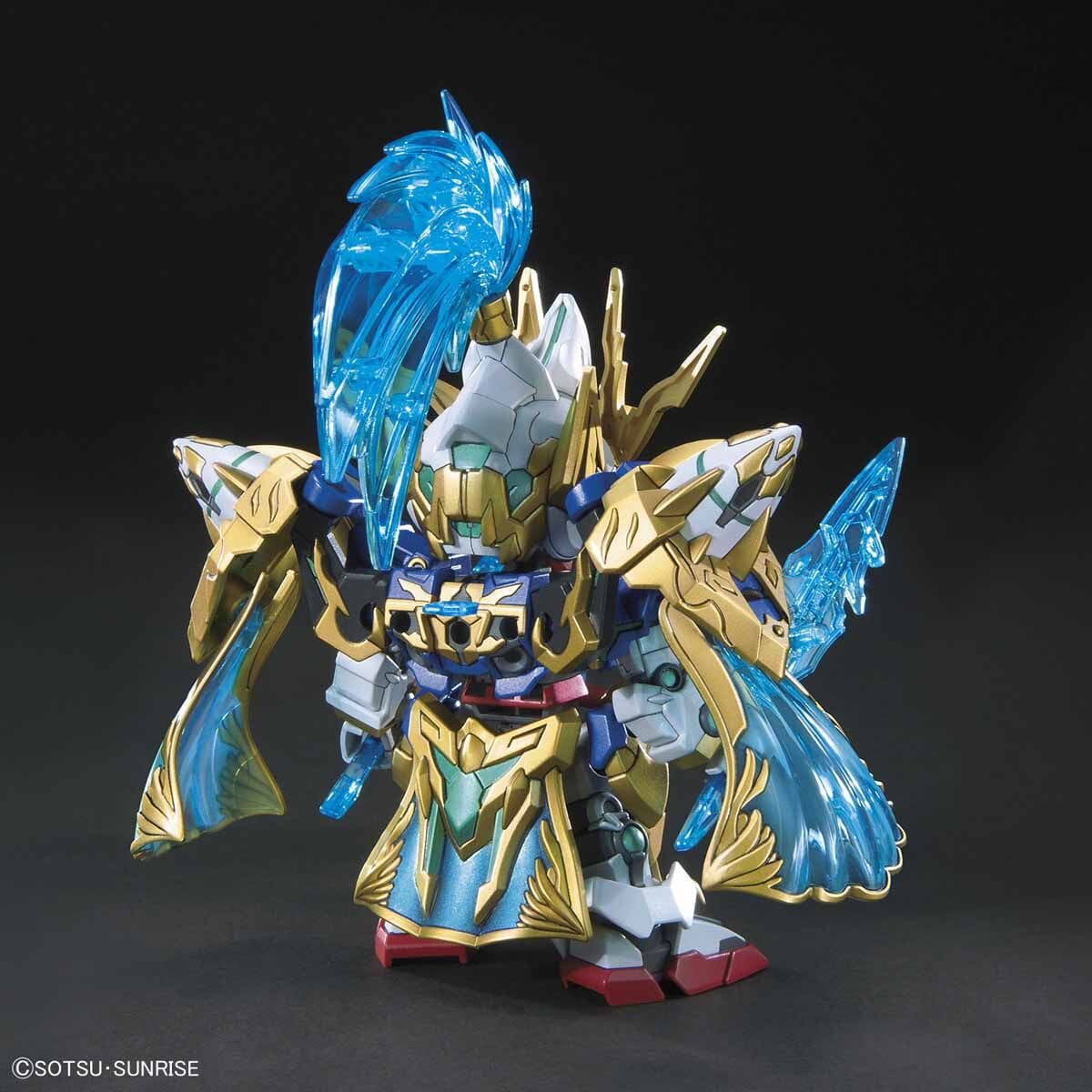 SD Gundam World Sangoku Soketsuden #07 Zhao Yun 00 Gundam & Blue Dragon Drive Model Kit - Image 6