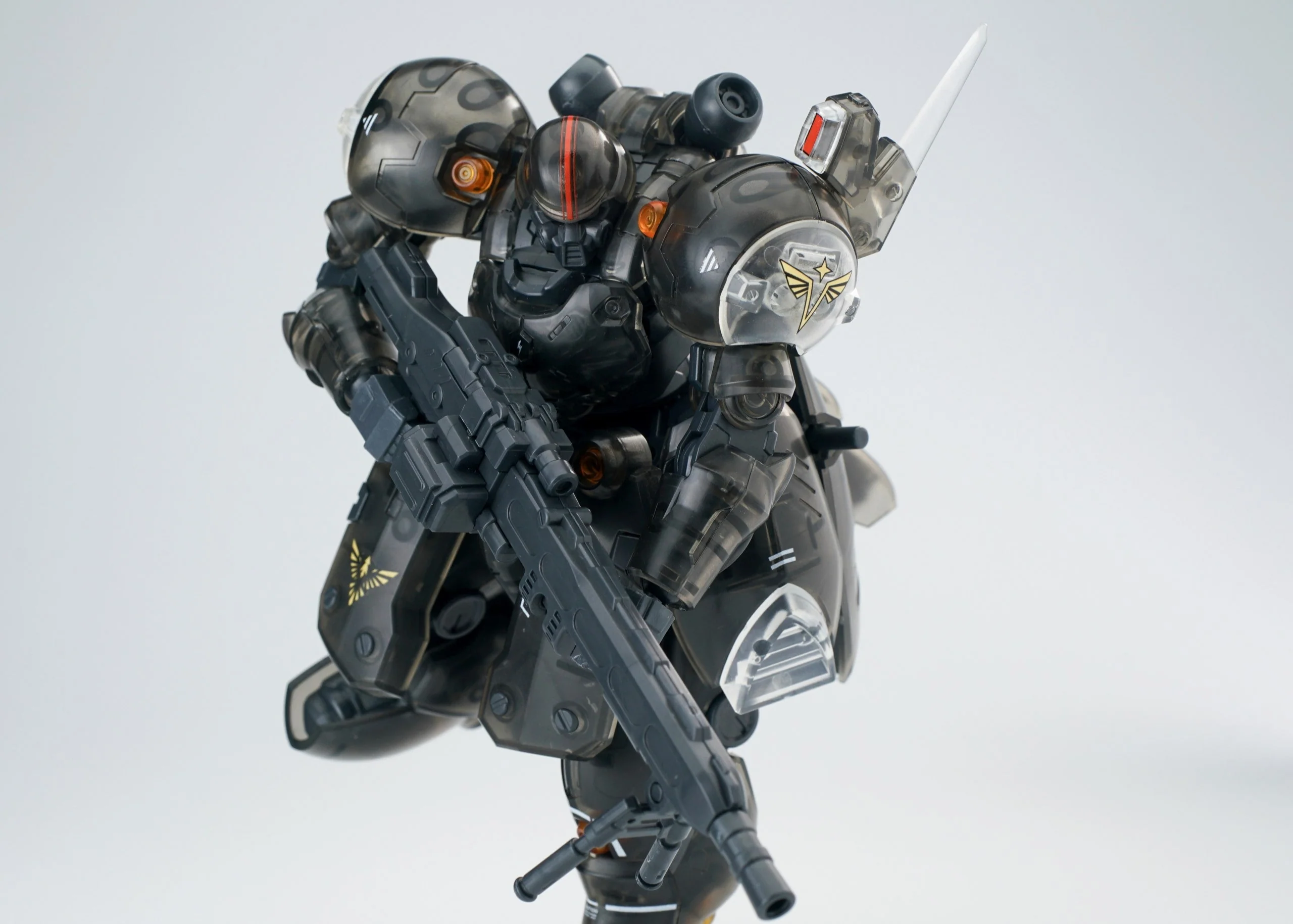 Ultra Action Trooper Series ZA-11PS Zyklon (Transparent Black Ver.) 1/144 Scale Model Kit