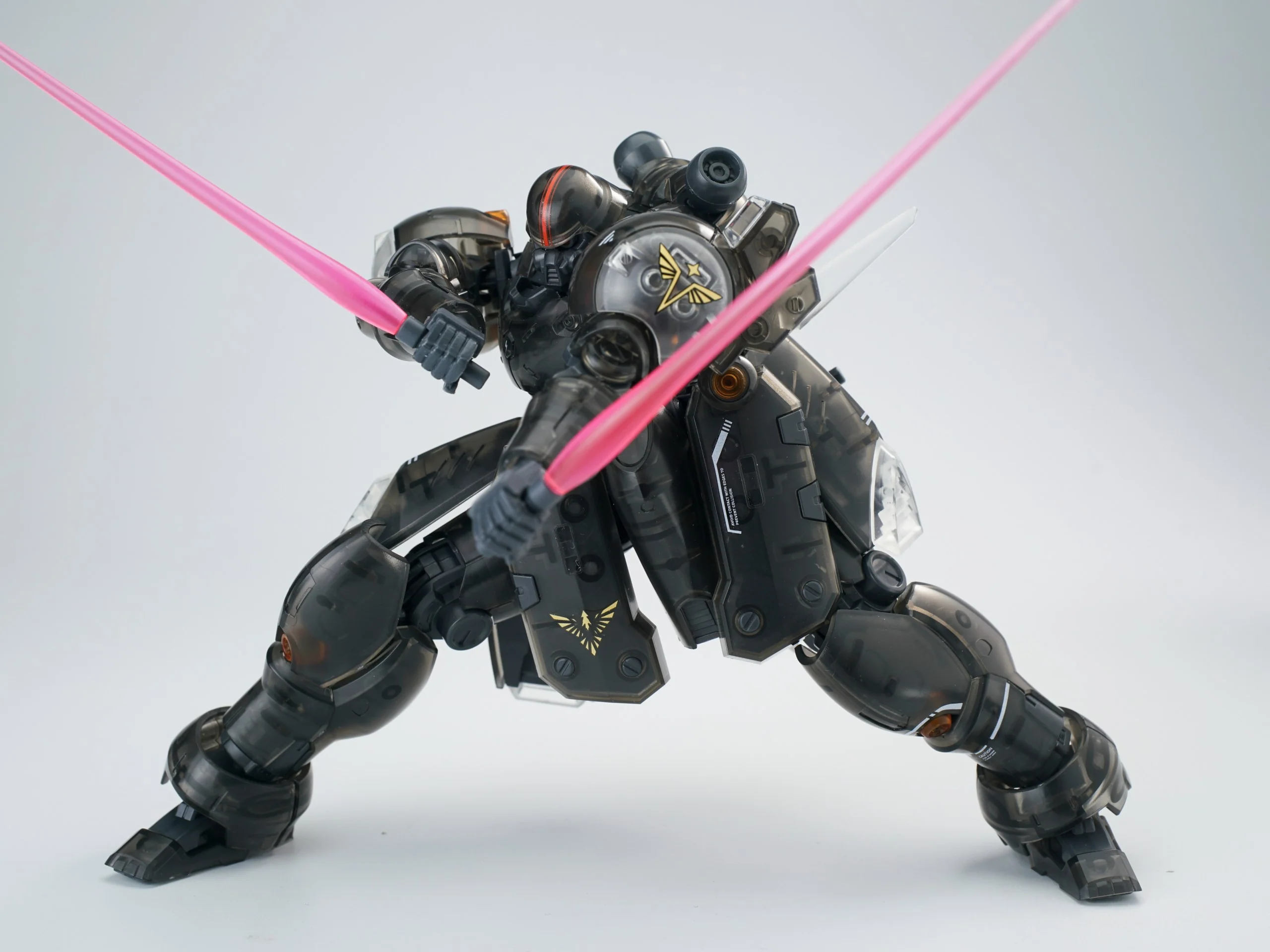 Ultra Action Trooper Series ZA-11PS Zyklon (Transparent Black Ver.) 1/144 Scale Model Kit - Image 10