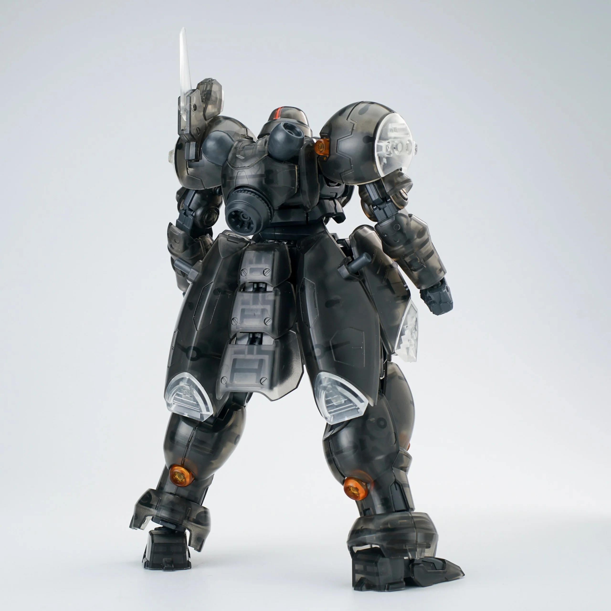Ultra Action Trooper Series ZA-11PS Zyklon (Transparent Black Ver.) 1/144 Scale Model Kit - Image 7