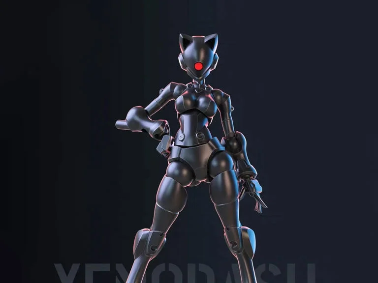 3 Min Project Xenodash (Black Ver.) 1/18 Scale Model Kit