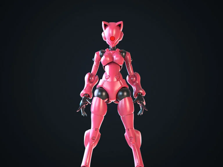 3 Min Project Xenodash (Pink Ver.) 1/18 Scale Model Kit