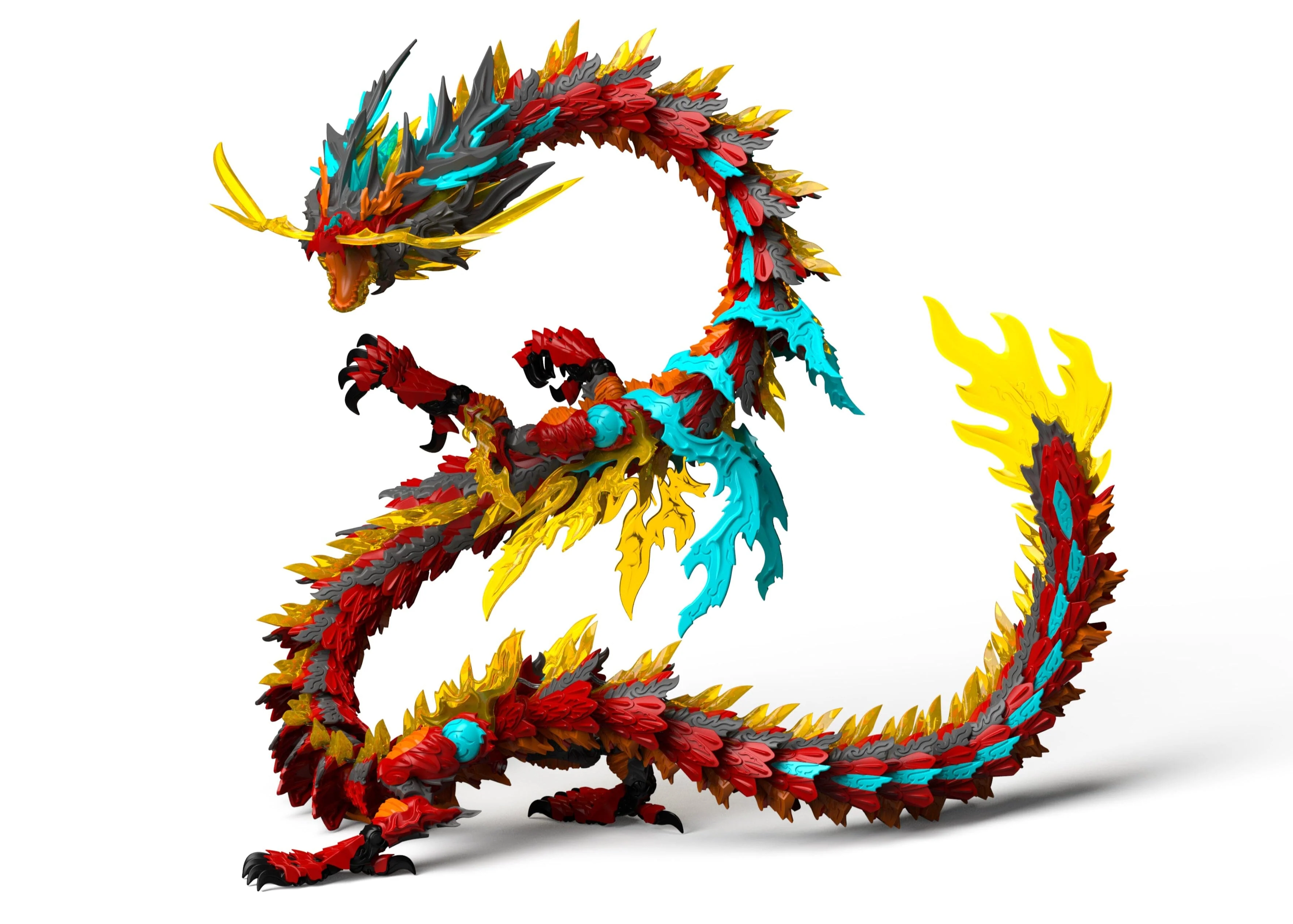Red Dragon King Model Kit