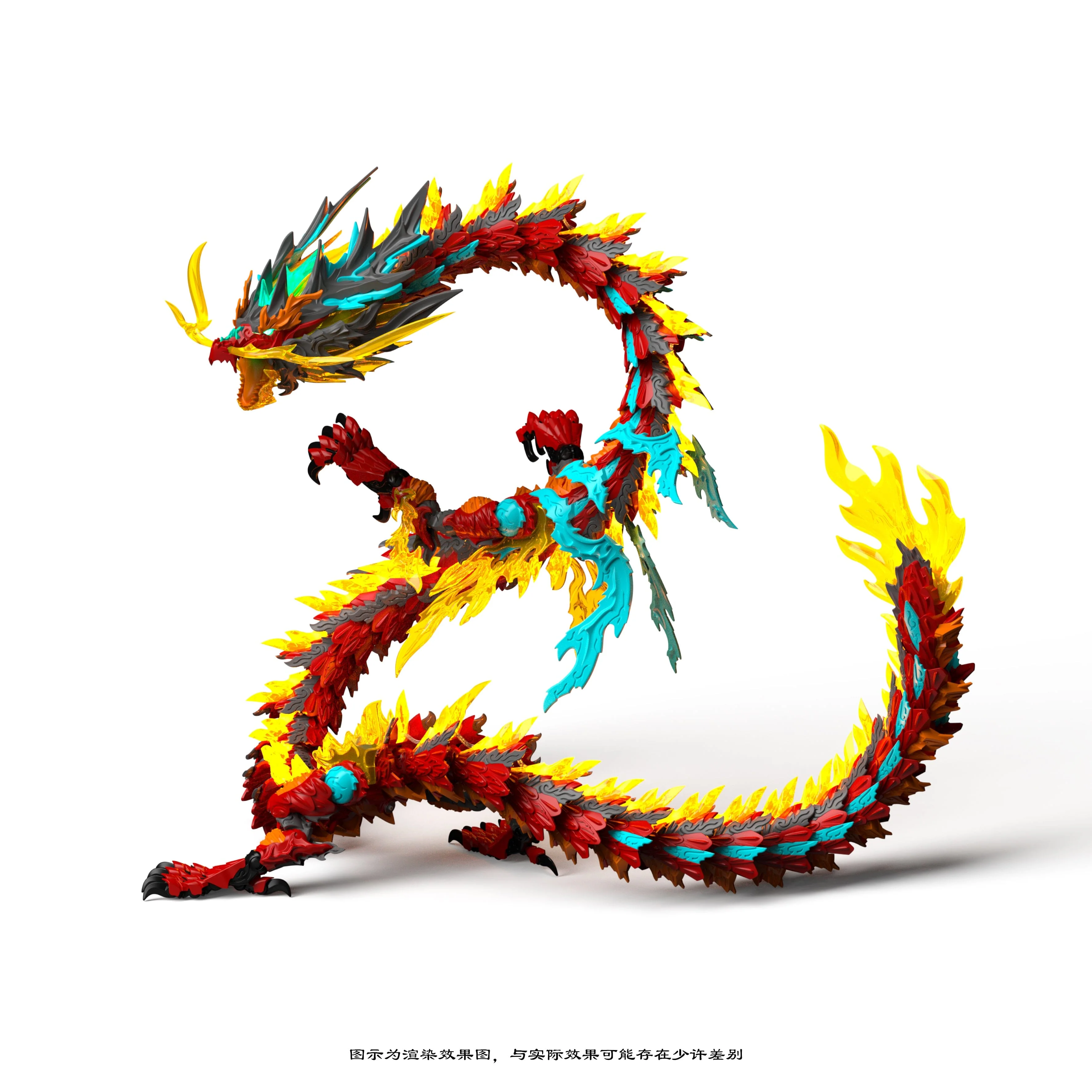 Red Dragon King Model Kit - Image 5