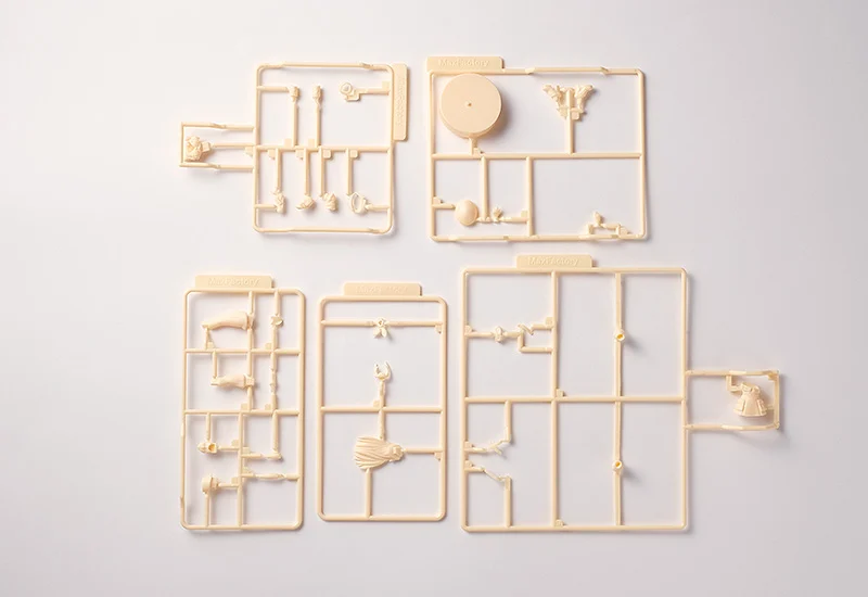 Shunya Yamashita Military Qty's PLAMAX MF-39 minimum factory Burney (Makeup Edition) 1/20 Scale Model Kit - Image 6