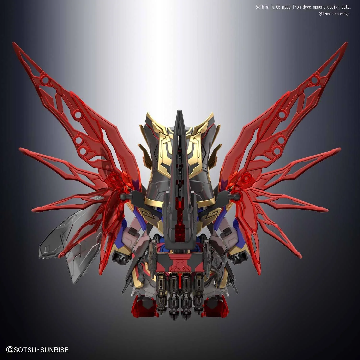 SD Gundam World Sangoku Soketsuden #24 Sima Yi Destiny Gundam Model Kit - Image 5