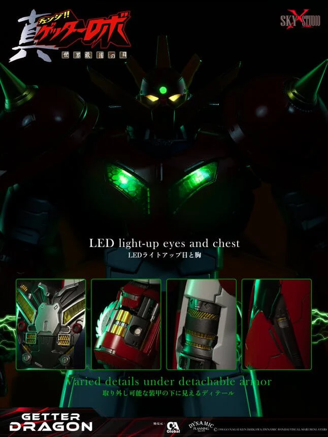 Sky X Studio Change!! Getter Robo Sekai Saigo no Hi Getter Dragon Action Figure - Image 24