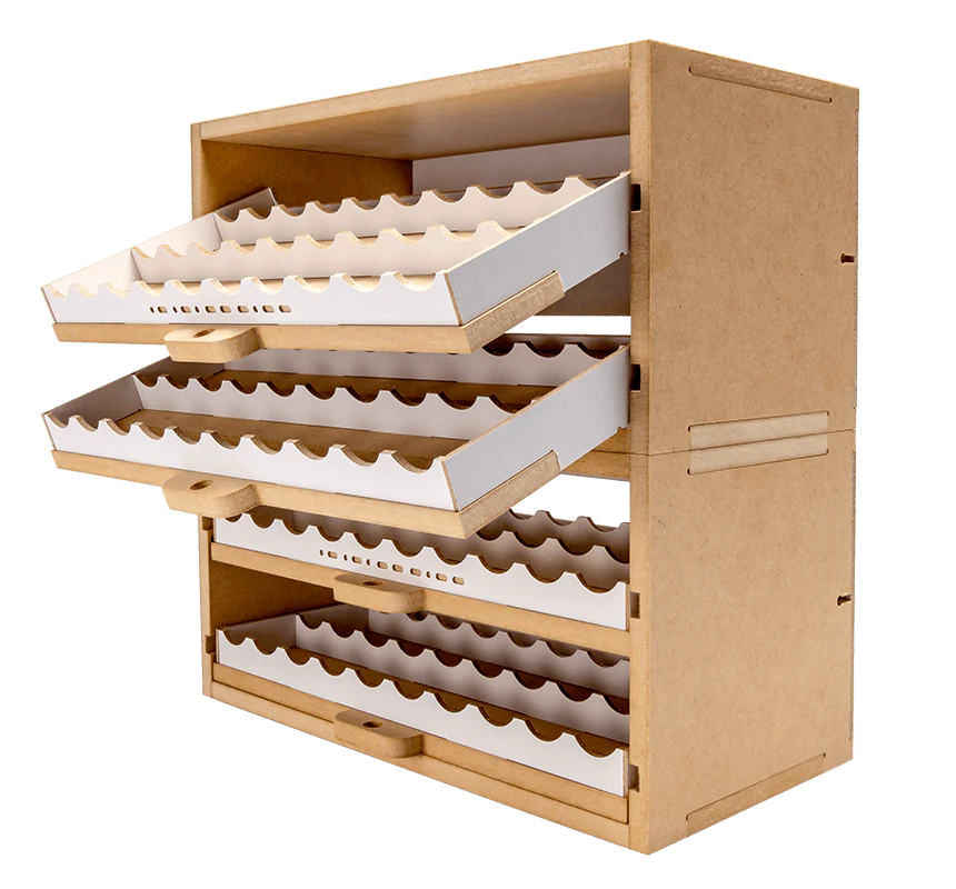 Slide&Tilting Drawer Paint Shelf OPERA-19A (For acrylic, enamel) - Image 10