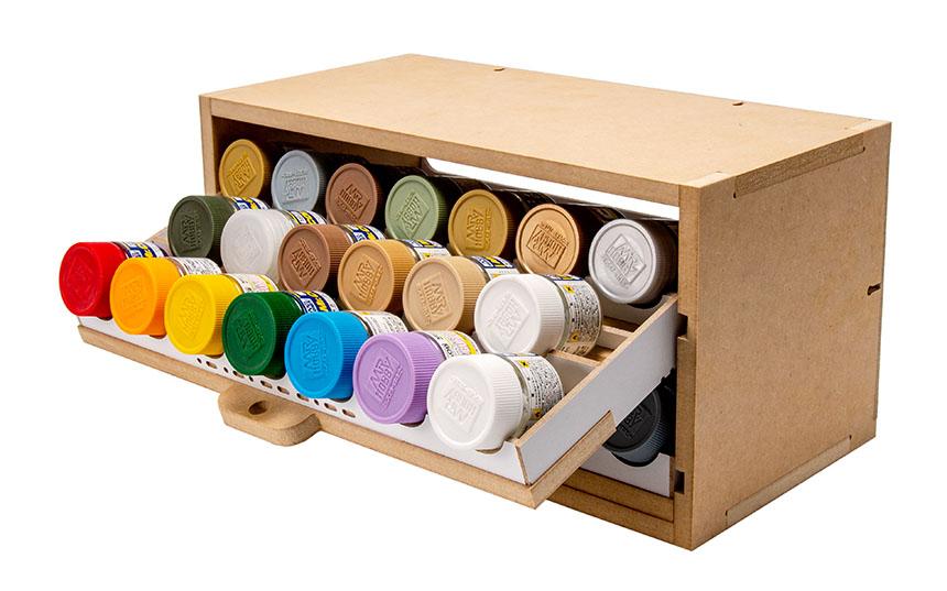 Slide&Tilting Drawer Paint Shelf OPERA-19A (For acrylic, enamel) - Image 22