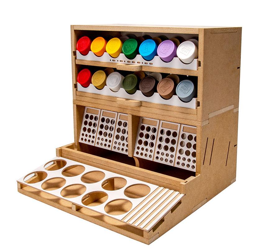 Slide&Tilting Drawer Paint Shelf OPERA-19A (For acrylic, enamel) - Image 26