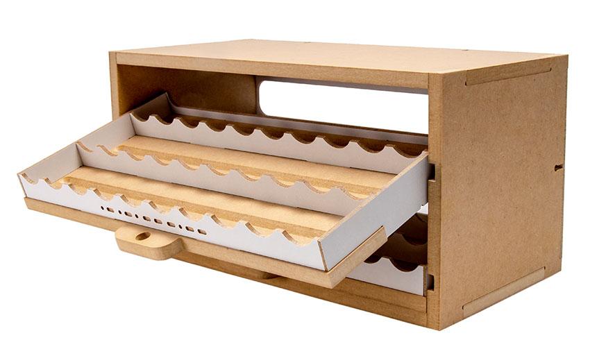 Slide&Tilting Drawer Paint Shelf OPERA-19A (For acrylic, enamel) - Image 4