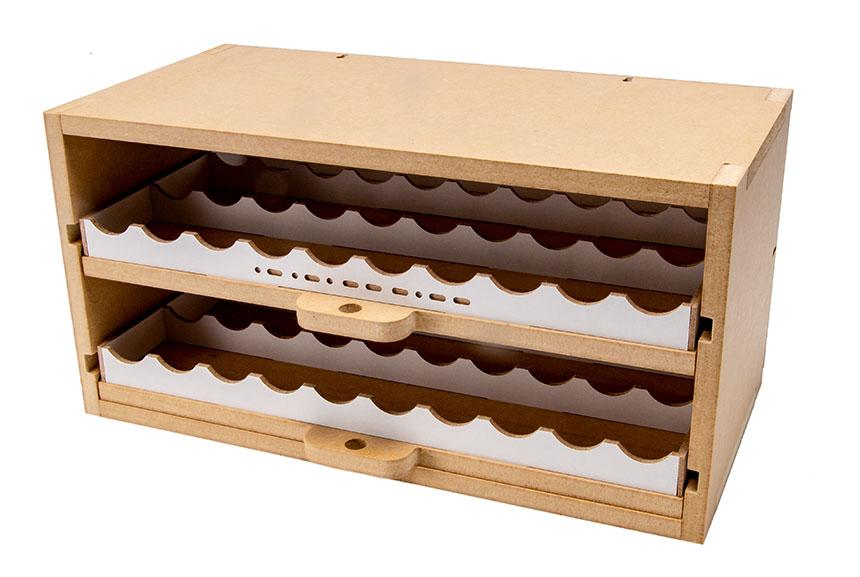 Slide&Tilting Drawer Paint Shelf OPERA-19A (For acrylic, enamel) - Image 5