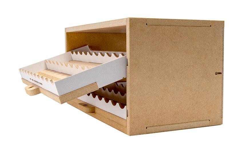Slide&Tilting Drawer Paint Shelf OPERA-19A (For acrylic, enamel) - Image 9