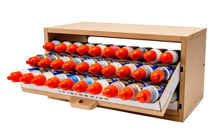 Slide&Tilting Drawer Paint Shelf OPERA-19B (For Lacquer) - Image 13