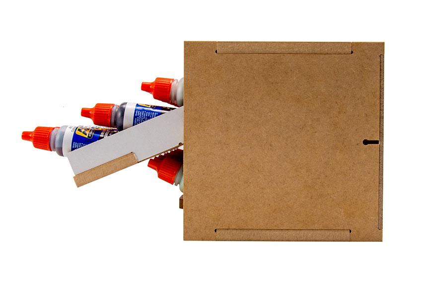 Slide&Tilting Drawer Paint Shelf OPERA-19B (For Lacquer) - Image 15