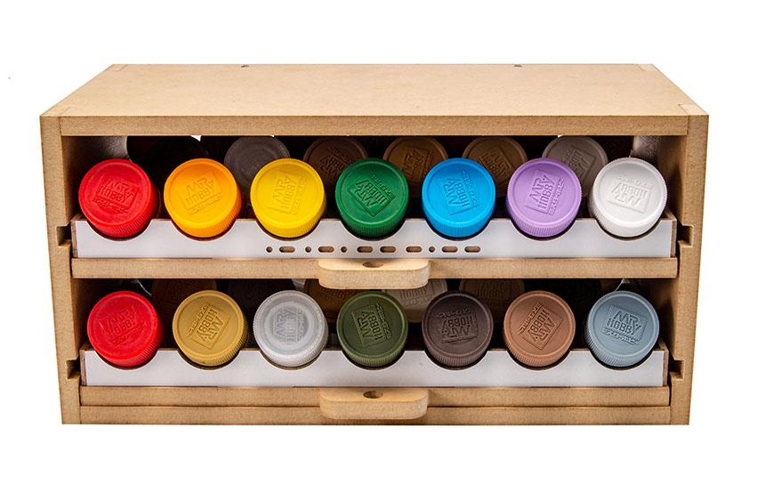 Slide&Tilting Drawer Paint Shelf OPERA-19B (For Lacquer) - Image 16