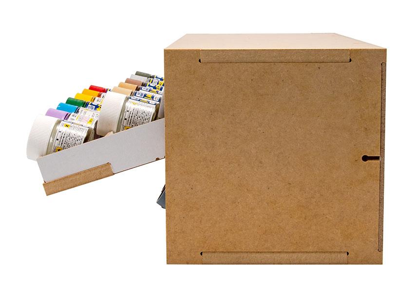 Slide&Tilting Drawer Paint Shelf OPERA-19B (For Lacquer) - Image 17