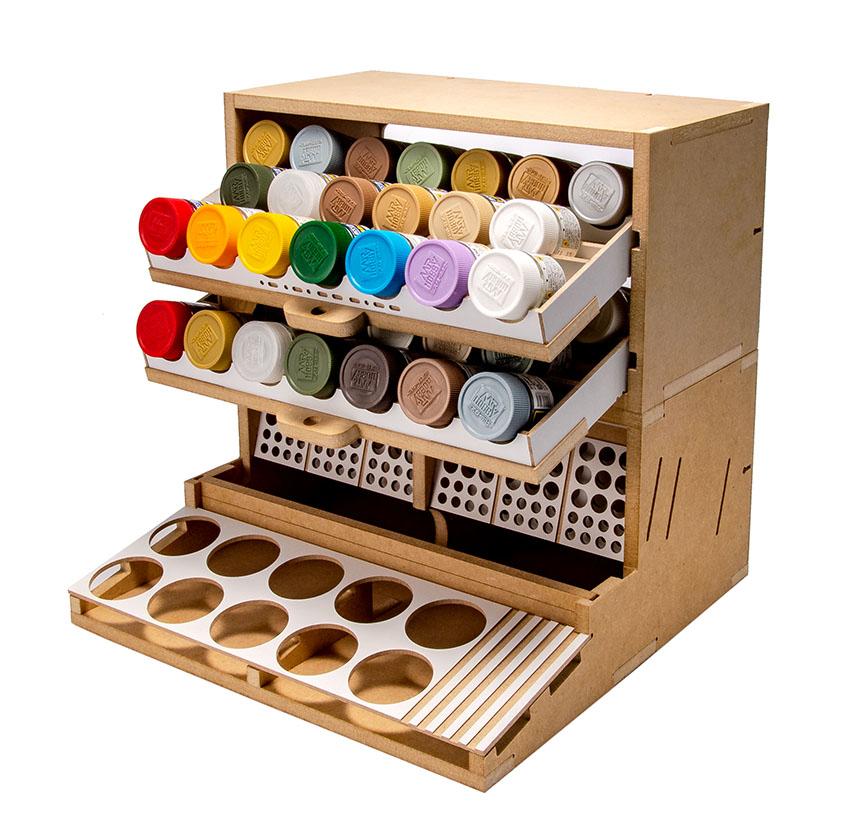 Slide&Tilting Drawer Paint Shelf OPERA-19B (For Lacquer) - Image 19