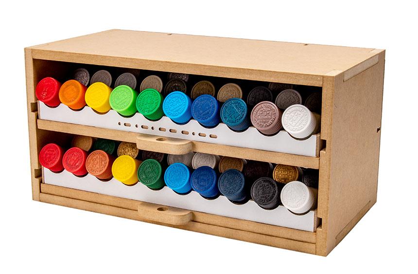 Slide&Tilting Drawer Paint Shelf OPERA-19B (For Lacquer) - Image 25