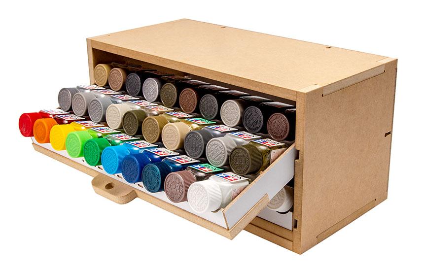 Slide&Tilting Drawer Paint Shelf OPERA-19B (For Lacquer) - Image 8