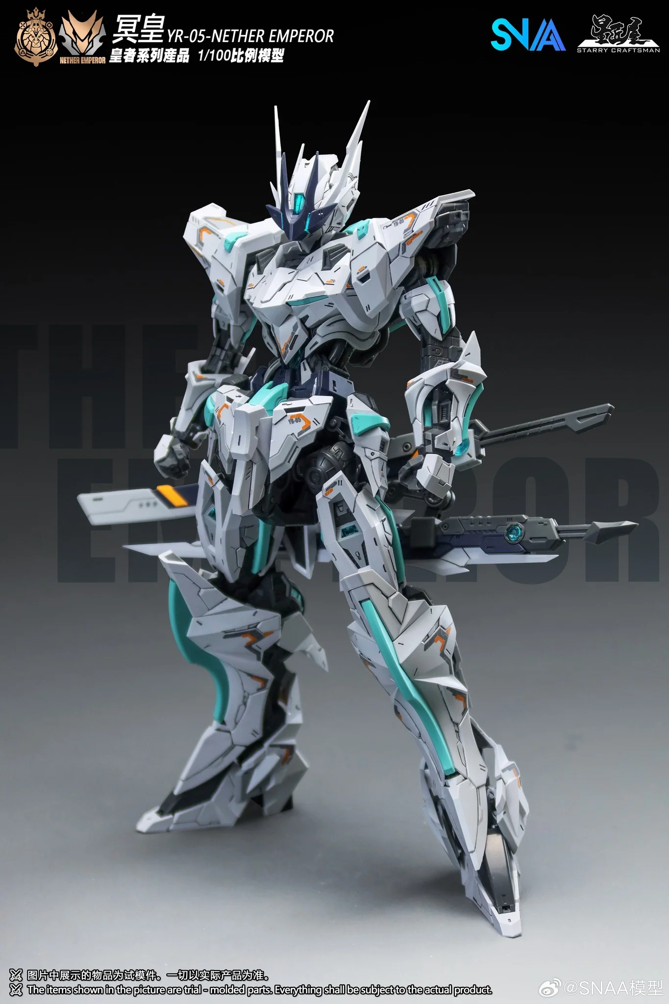 SNAA Royal Series YR-05 Nether Emperor A.P Type 1/100 Scale Model Kit - Image 2