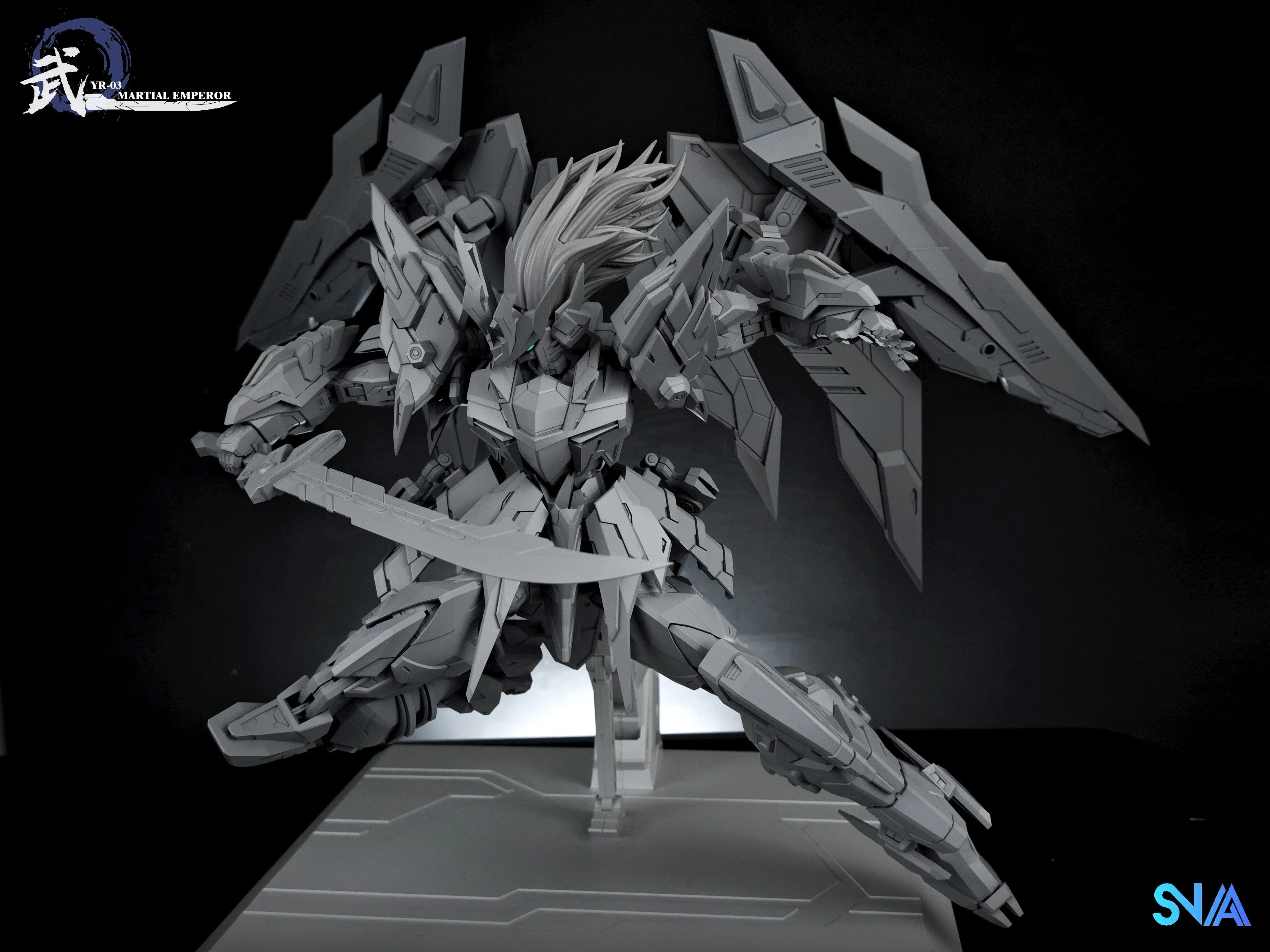 Emperor Series YR-03 Martial Emperor 1/100 Scale Model Kit - Image 10