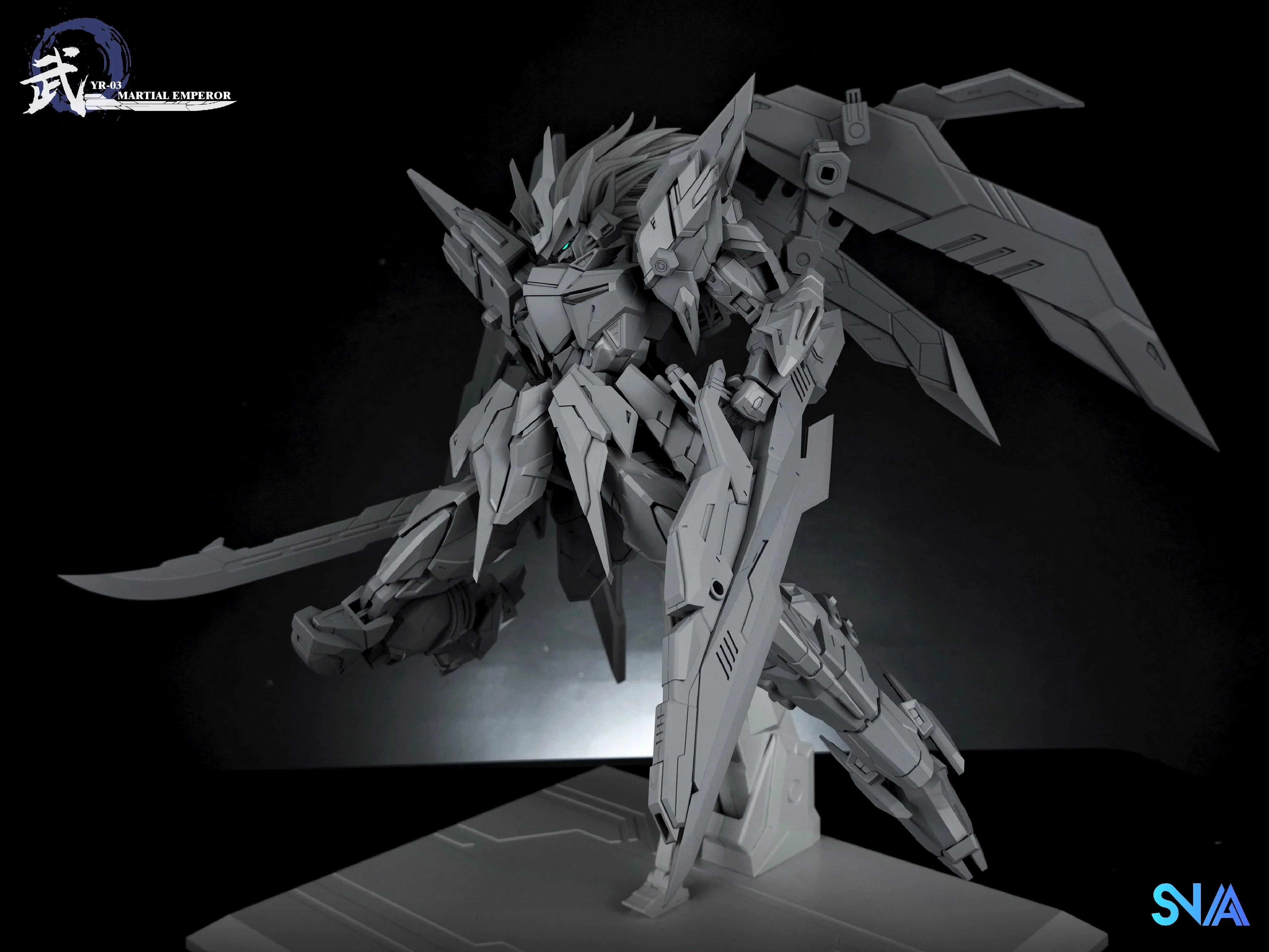 Emperor Series YR-03 Martial Emperor 1/100 Scale Model Kit - Image 14