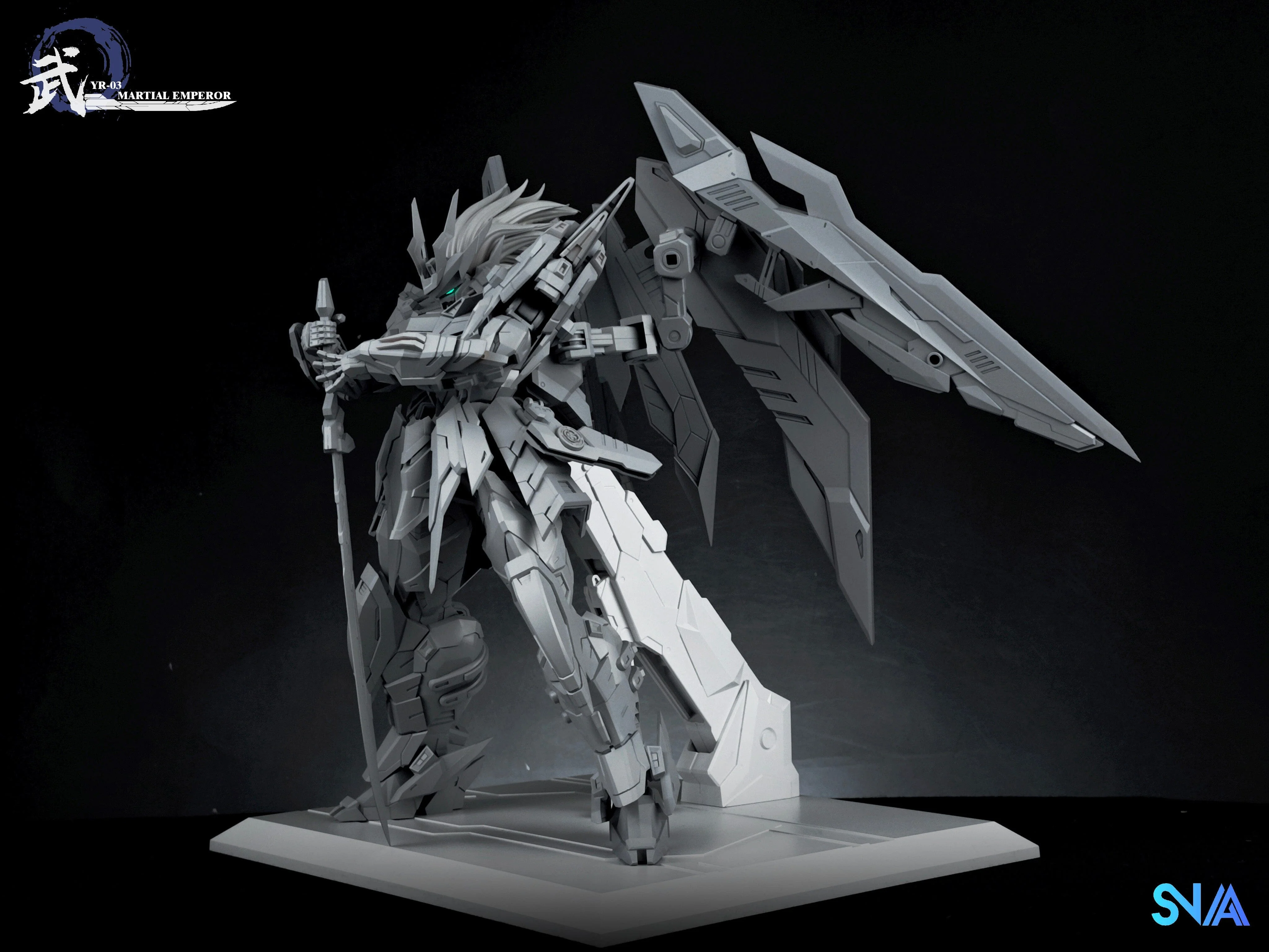 Emperor Series YR-03 Martial Emperor 1/100 Scale Model Kit - Image 15