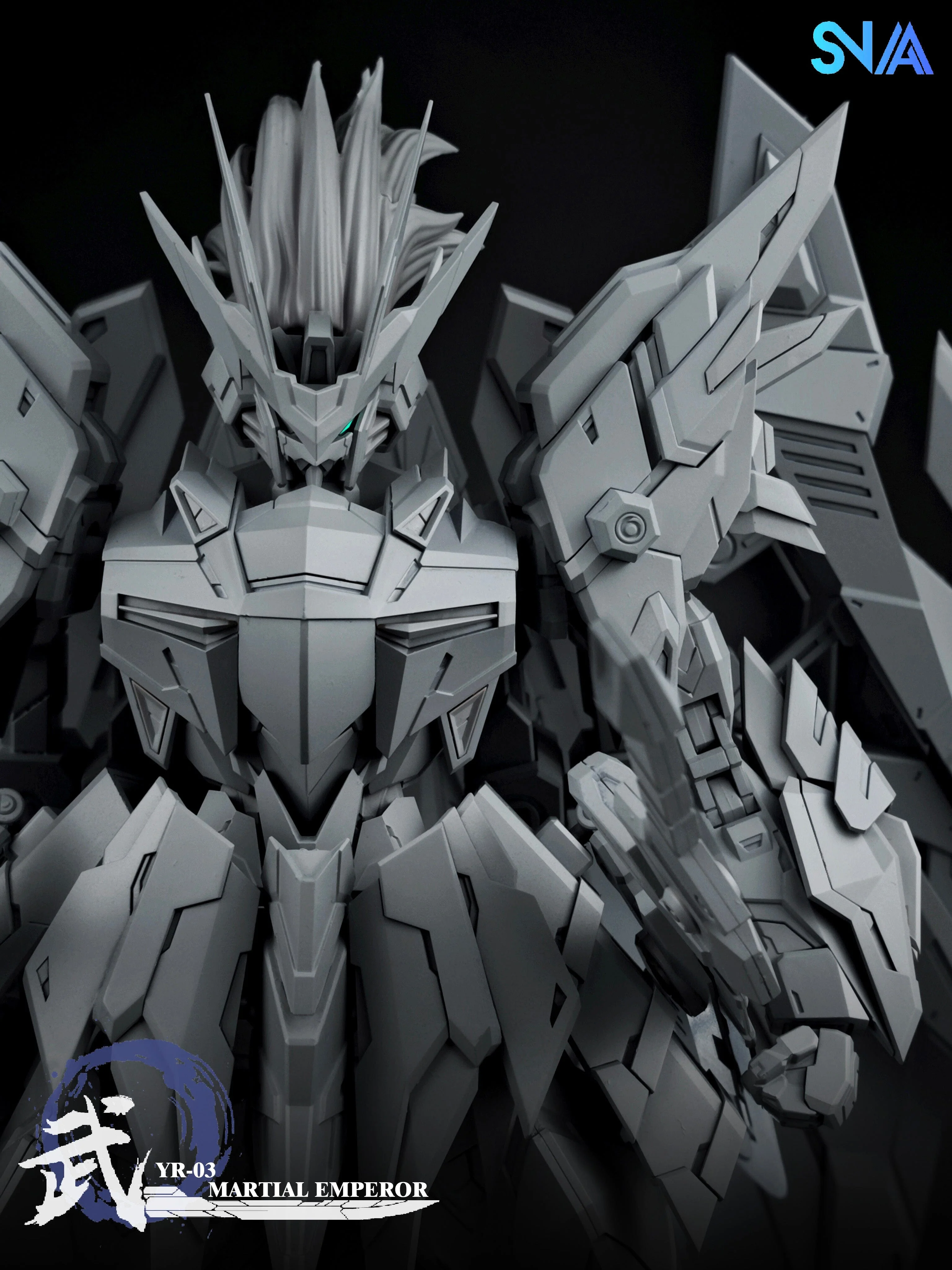 Emperor Series YR-03 Martial Emperor 1/100 Scale Model Kit - Image 4