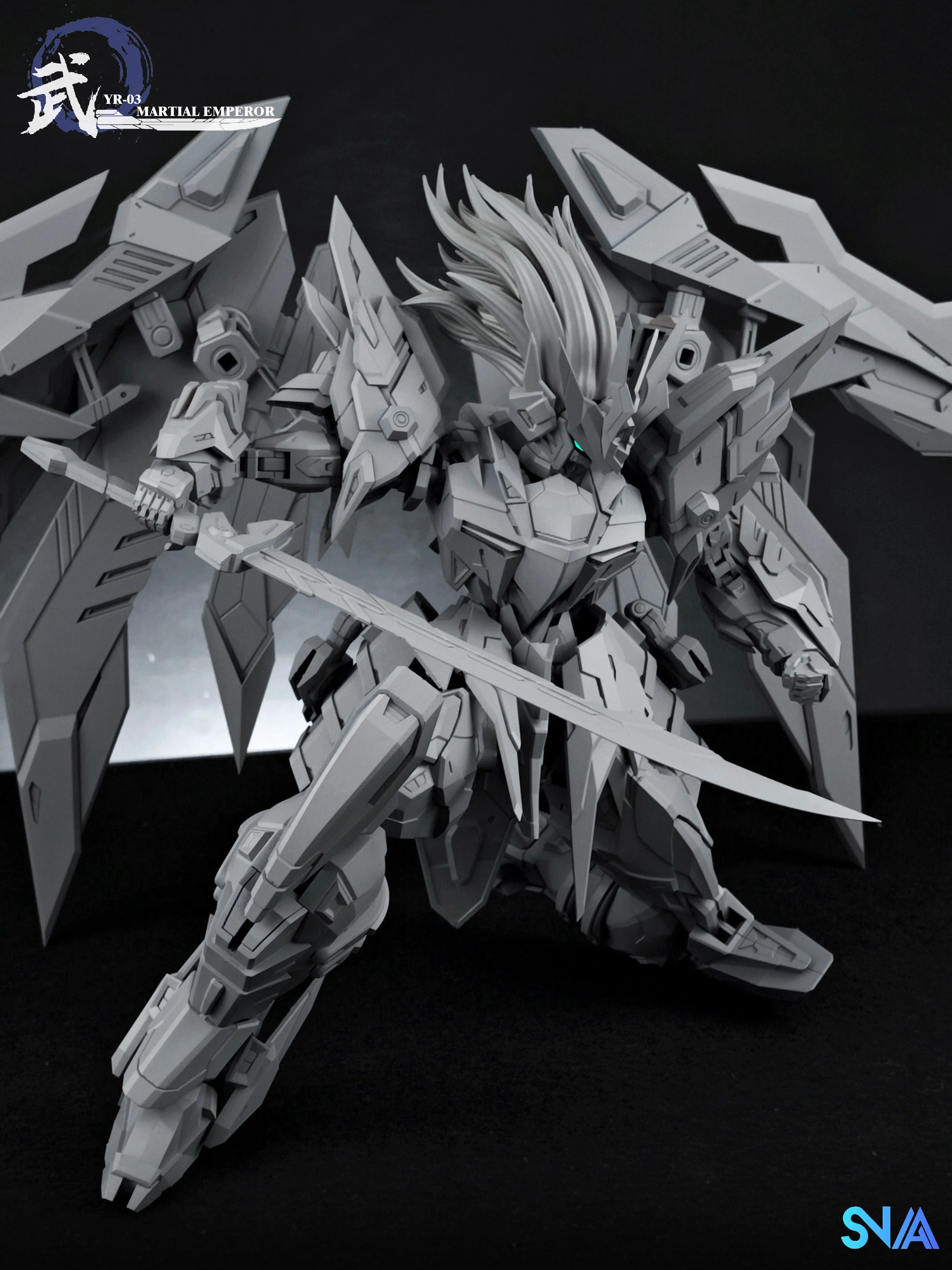 Emperor Series YR-03 Martial Emperor 1/100 Scale Model Kit - Image 7