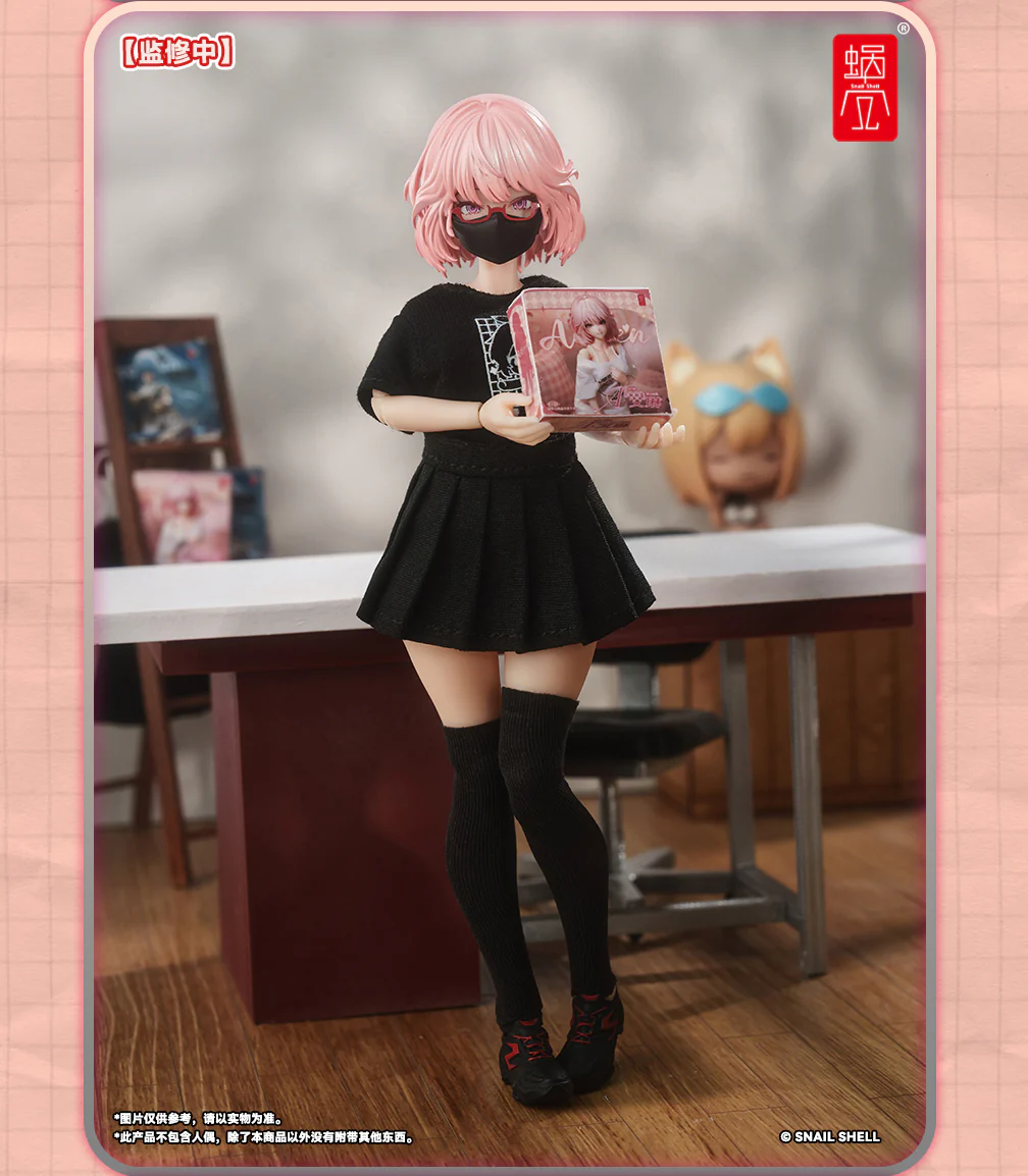 Snail Shell Employee Uniforms (Black) 1/12 Scale Accessory - Image 5