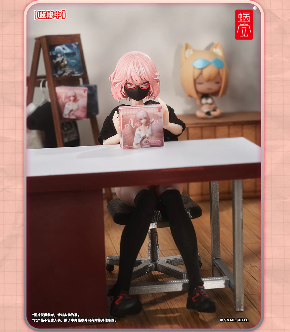 Snail Shell Employee Uniforms (Black) 1/12 Scale Accessory - Image 6