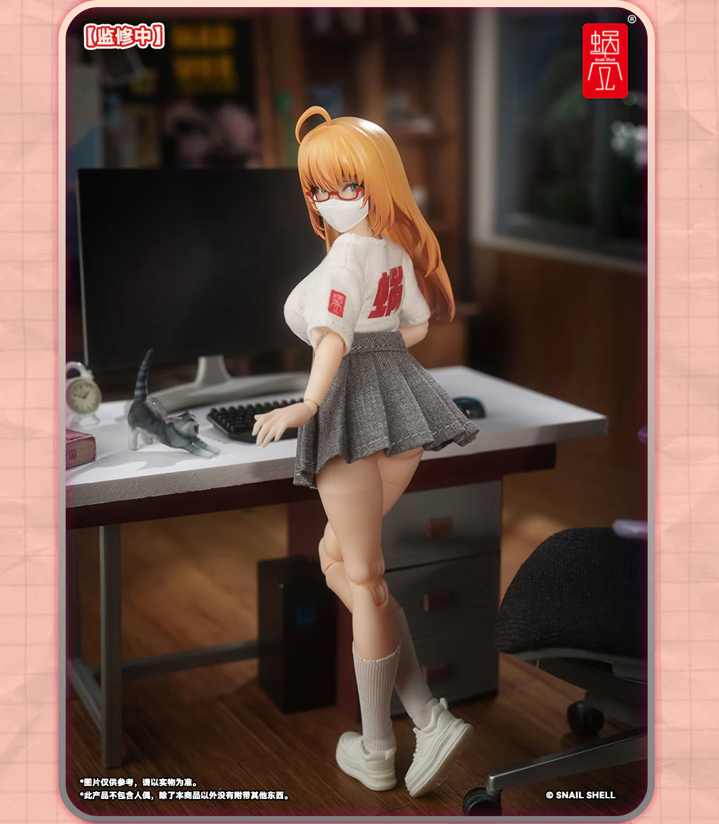 Snail Shell Employee Uniforms (White) 1/12 Scale Accessory - Image 5