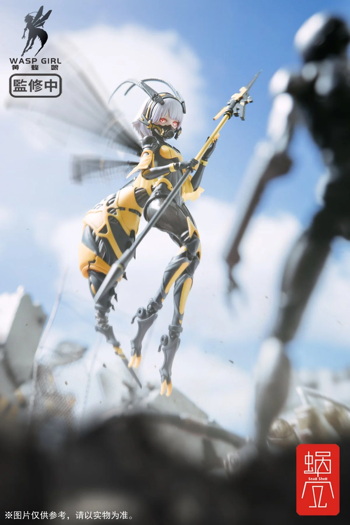Snail Shell Wasp Girl (Bun-Chan) BEE-03W 1/12 Scale Figure - Image 18